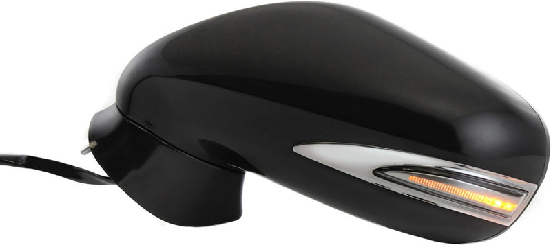 Driver and Passenger Side Non-Towing Mirrors, Power, Manual Folding, Heated, Paintable, In-housing Signal Light, Without memory, With Puddle Light, Without Auto-Dimming | LX1321111,LX1320111