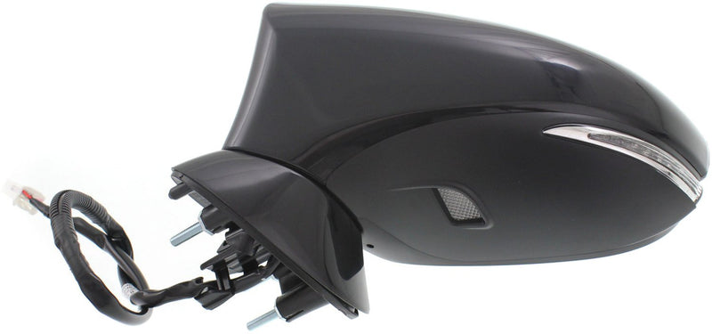 Driver and Passenger Side Mirrors, Power, Manual Folding, Heated, Paintable, In-housing Signal Light, Without memory, With Puddle Light, Without Auto-Dimming, Without Blind Spot Feature | LX1320116,LX1321116