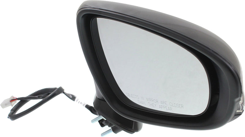 Driver and Passenger Side Mirrors, Power, Manual Folding, Heated, Paintable, In-housing Signal Light, Without memory, With Puddle Light, Without Auto-Dimming, Without Blind Spot Feature | LX1320116,LX1321116