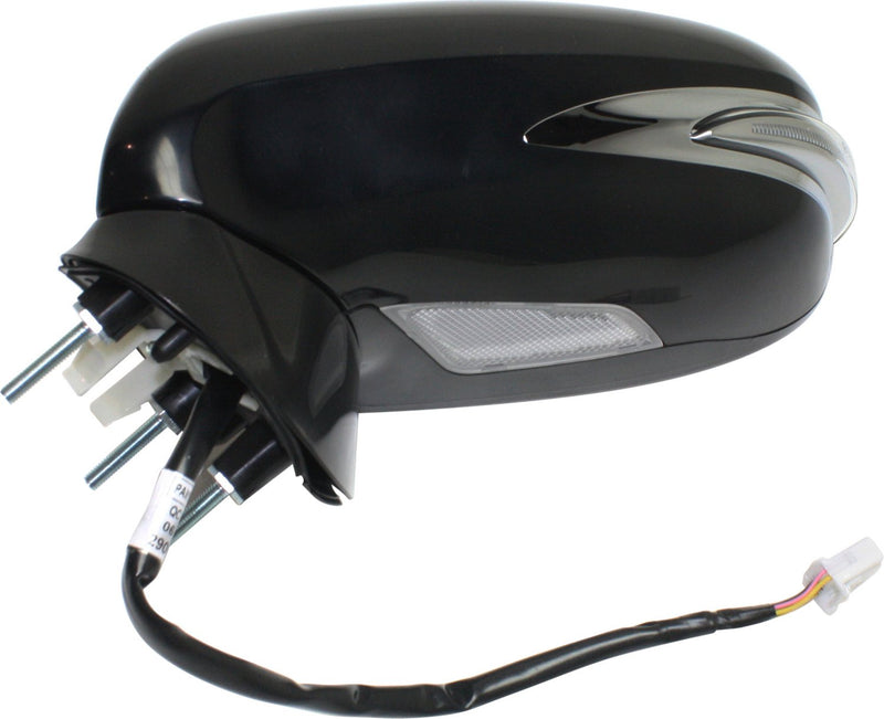 Driver and Passenger Side Non-Towing Mirrors, Power, Manual Folding, Heated, Paintable, In-housing Signal Light, With memory, With Puddle Light, Without Auto-Dimming, Without Blind Spot Feature | LX1321114,LX1320114