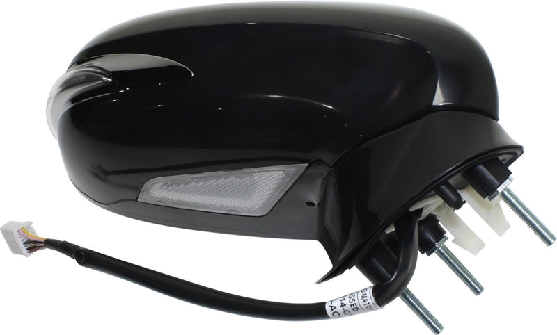 Driver and Passenger Side Non-Towing Mirrors, Power, Manual Folding, Heated, Paintable, In-housing Signal Light, With memory, With Puddle Light, Without Auto-Dimming, Without Blind Spot Feature | LX1321114,LX1320114