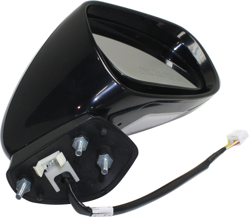 Driver and Passenger Side Non-Towing Mirrors, Power, Manual Folding, Heated, Paintable, In-housing Signal Light, With memory, With Puddle Light, Without Auto-Dimming, Without Blind Spot Feature | LX1321114,LX1320114