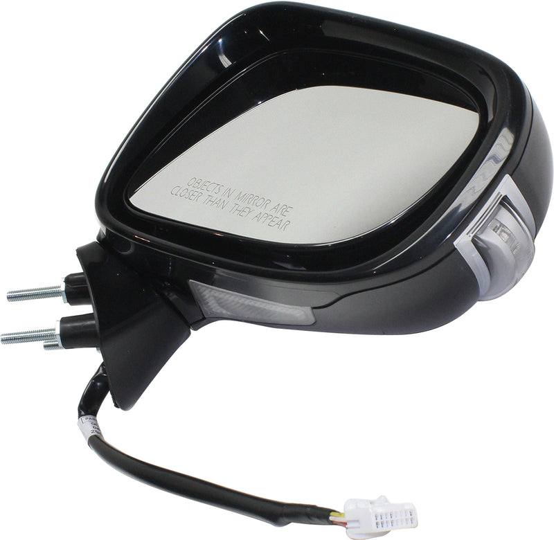 Driver and Passenger Side Non-Towing Mirrors, Power, Manual Folding, Heated, Paintable, In-housing Signal Light, With memory, With Puddle Light, Without Auto-Dimming, Without Blind Spot Feature | LX1321114,LX1320114