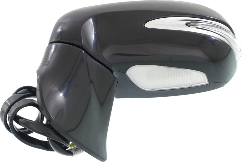 Driver and Passenger Side Mirrors, Power, Manual Folding, Heated, Paintable, In-housing Signal Light, With memory, With Puddle Light, Without Auto-Dimming, Without Blind Spot Feature