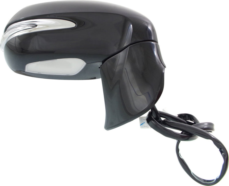 Driver and Passenger Side Mirrors, Power, Manual Folding, Heated, Paintable, In-housing Signal Light, With memory, With Puddle Light, Without Auto-Dimming, Without Blind Spot Feature