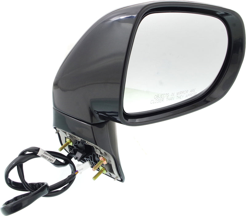 Driver and Passenger Side Mirrors, Power, Manual Folding, Heated, Paintable, In-housing Signal Light, With memory, With Puddle Light, Without Auto-Dimming, Without Blind Spot Feature