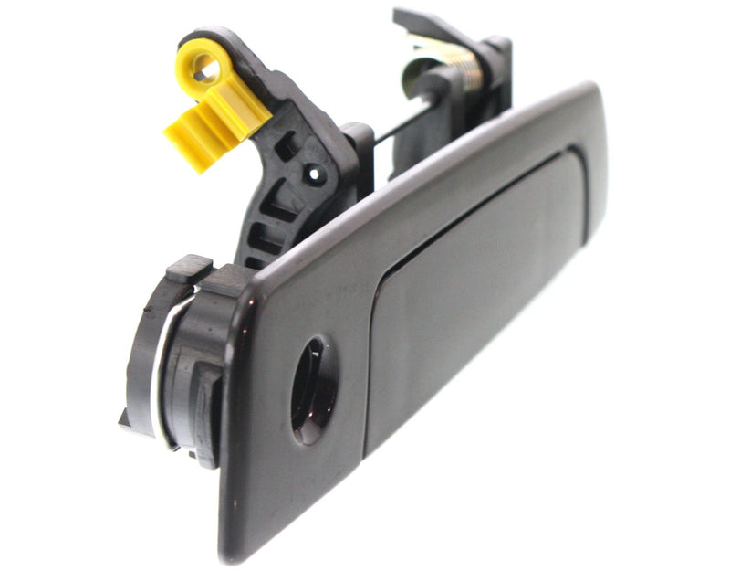 Set Of 2 - Front Driver and Passenger Side Exterior Door Handle Smooth Black With Key Hole | MI1311103,MI1310103