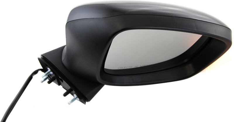 Driver and Passenger Side Mirrors, Power, Manual Folding, Non-Heated, Paintable, In-housing Signal Light, Without memory, Without Puddle Light, Without Auto-Dimming, Without Blind Spot Feature | MA1321175,MA1320175