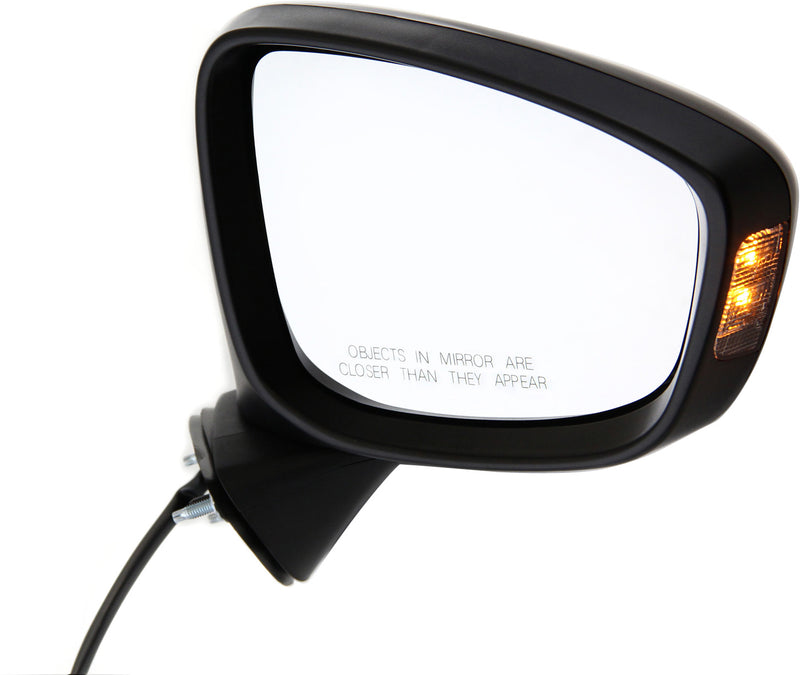 Driver and Passenger Side Mirrors, Power, Manual Folding, Non-Heated, Paintable, In-housing Signal Light, Without memory, Without Puddle Light, Without Auto-Dimming, Without Blind Spot Feature | MA1321175,MA1320175