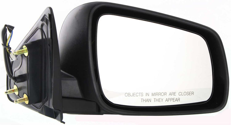 Driver and Passenger Side Mirrors, Power, Non-Folding, Heated, Textured Black, Without Signal Light, Without memory, Without Puddle Light, Without Auto-Dimming, Without Blind Spot Feature | MI1320129,MI1321129