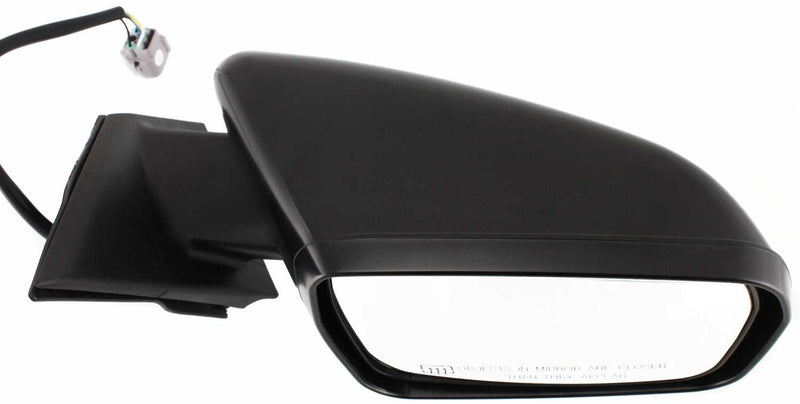 Driver and Passenger Side Mirrors, Power, Non-Folding, Heated, Textured Black, Without Signal Light, Without memory, Without Puddle Light, Without Auto-Dimming, Without Blind Spot Feature