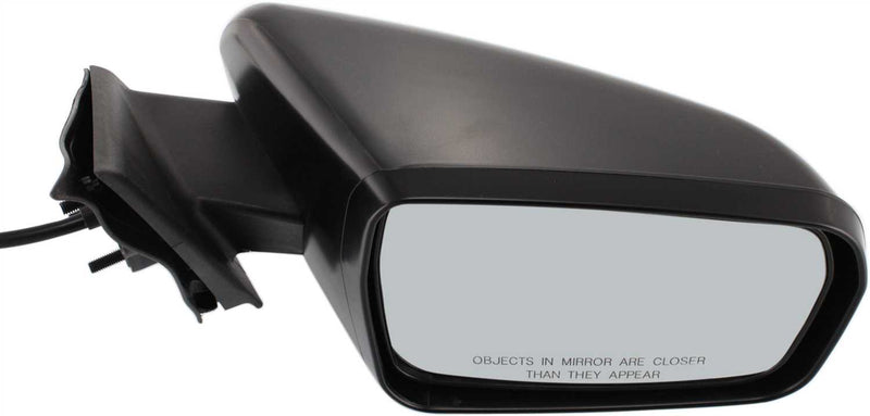 Mirrors Power Passenger side-Manual Folding; Driver side-Non-folding Non-Heated Textured Black | MI1320127,MI1321127