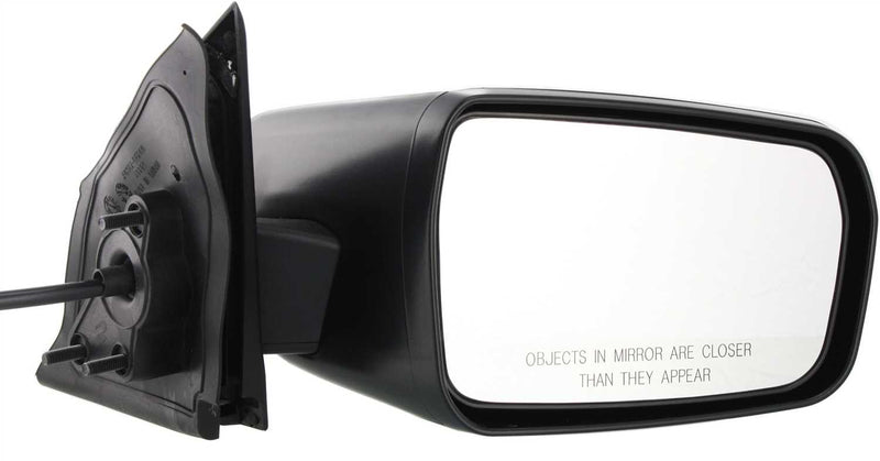Mirrors Power Passenger side-Manual Folding; Driver side-Non-folding Non-Heated Textured Black | MI1320127,MI1321127