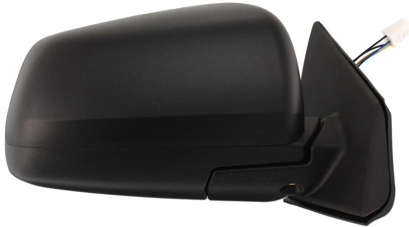 Driver and Passenger Side Mirrors, Power, Manual Folding, Heated, Textured Black, Without Signal Light, Without memory, Without Puddle Light, Without Auto-Dimming, Without Blind Spot Feature | MI1320132,MI1321132