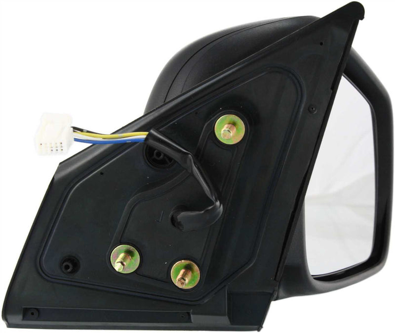 Driver and Passenger Side Mirrors, Power, Manual Folding, Heated, Textured Black, Without Signal Light, Without memory, Without Puddle Light, Without Auto-Dimming, Without Blind Spot Feature | MI1320132,MI1321132