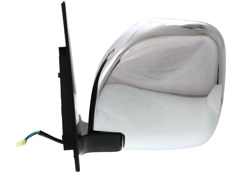 Driver and Passenger Side Mirrors, Power, Manual Folding, Heated, Chrome, Without Signal Light, Without memory, Without Puddle Light, Without Auto-Dimming, Without Blind Spot Feature | MI1321156,MI1320156