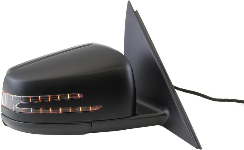 Driver and Passenger Side Mirrors, Power, Heated, Manual Folding, Paintable, In-housing Signal Light, With Memory, Without Blind Spot Feature, Sedan