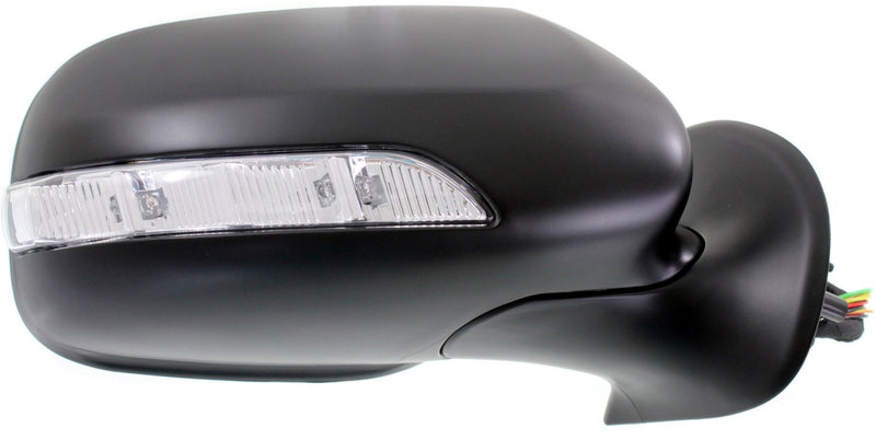 Driver and Passenger Side Mirrors, Power, Power Folding, Heated, Paintable, In-housing Signal Light, With memory, Without Puddle Light, Without Auto-Dimming, Without Blind Spot Feature