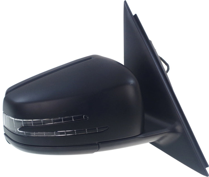 Driver and Passenger Side Mirrors, Power, Manual Folding, Heated, Paintable, In-housing Signal Light, With memory, Without Puddle Light, Without Auto-Dimming, Without Blind Spot Feature