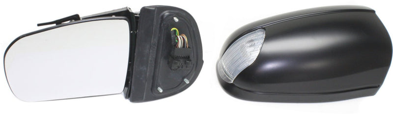 Driver And Passenger Side Mirrors Power Power Folding Heated Paintable In-Housing Signal Light