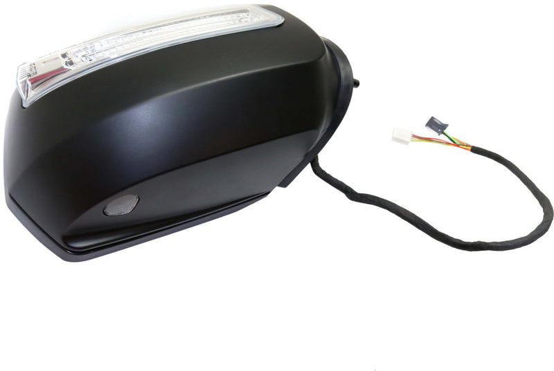 Driver and Passenger Side Mirrors, Power, Heated, Power Folding, Paintable, In-housing Signal Light, With memory, With Puddle Light, Without Auto-Dimming, Without Blind Spot Feature