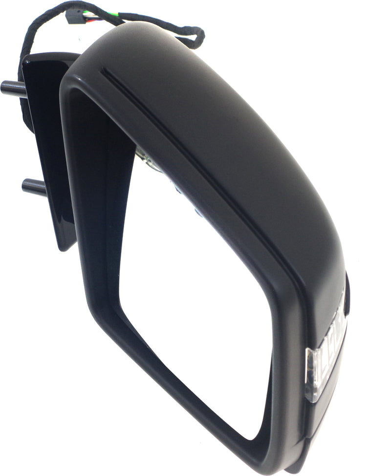 Driver and Passenger Side Mirrors, Power, Power Folding, Heated, Paintable, In-housing Signal Light, With memory, With Puddle Light, Without Auto-Dimming, Without Blind Spot Feature