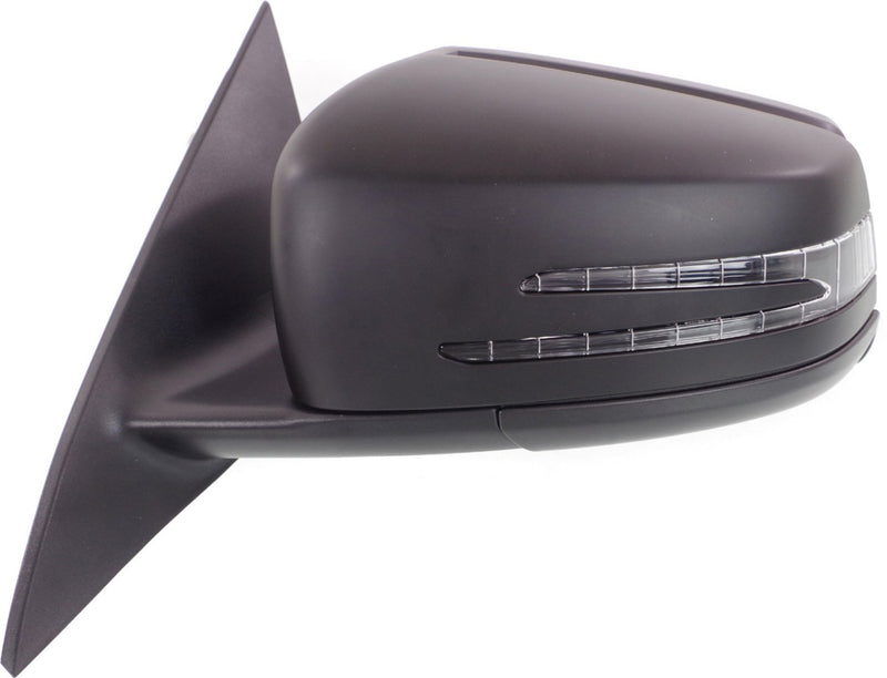 Driver and Passenger Side Mirrors, Power, Heated, Manual Folding, Paintable, In-housing Signal Light, With Memory, Without Blind Spot Feature