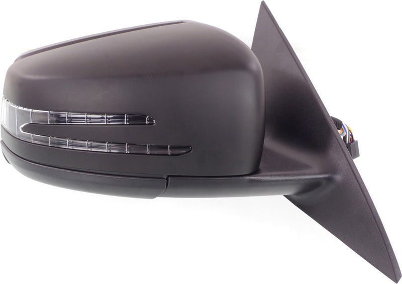 Driver and Passenger Side Mirrors, Power, Heated, Manual Folding, Paintable, In-housing Signal Light, With Memory, Without Blind Spot Feature