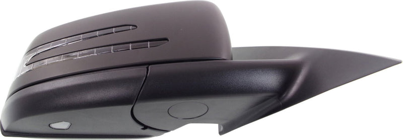 Driver and Passenger Side Mirrors, Power, Heated, Power Folding, Paintable, In-housing Signal Light, With Memory, With Puddle Light, Without Blind Spot Feature