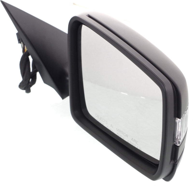 Driver and Passenger Side Mirrors, Power, Heated, Power Folding, Paintable, In-housing Signal Light, With Memory, With Puddle Light, Without Blind Spot Feature