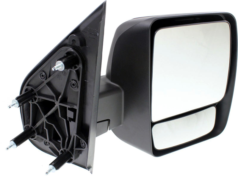 Driver And Passenger Side Mirrors Manual Adjust Non-Heated Manual Folding Textured Black | NI1321232,NI1320232