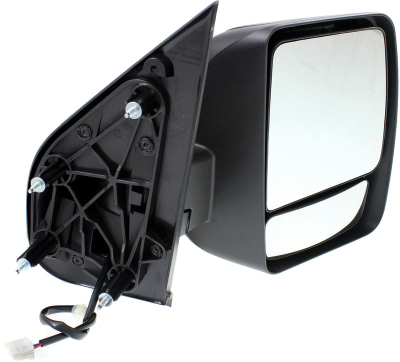 Driver And Passenger Side Mirrors Power Non-Heated Manual Folding Textured Black | NI1321233,NI1320233