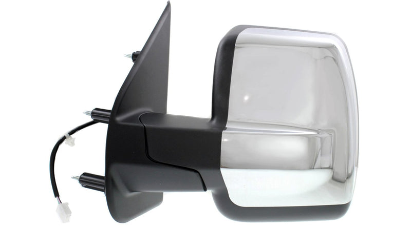Driver And Passenger Side Mirrors Power Heated Manual Folding Chrome