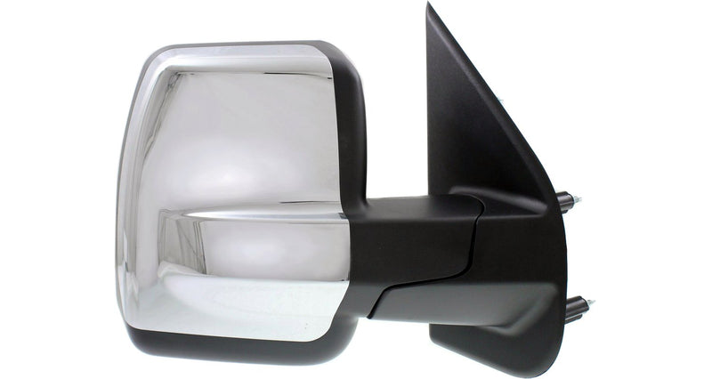 Driver And Passenger Side Mirrors Power Heated Manual Folding Chrome
