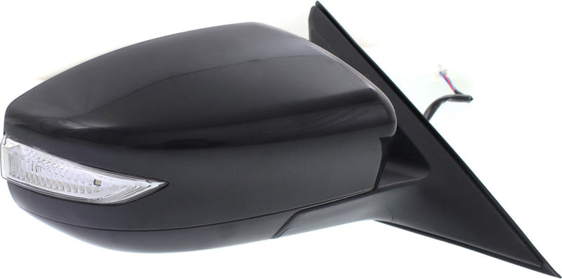 Driver and Passenger Side Mirrors, Power, Manual Folding, Non-Heated, Paintable, In-housing Signal Light, Without memory, Without Puddle Light, Without Auto-Dimming, Without Blind Spot Feature | NI1321224,NI1320224