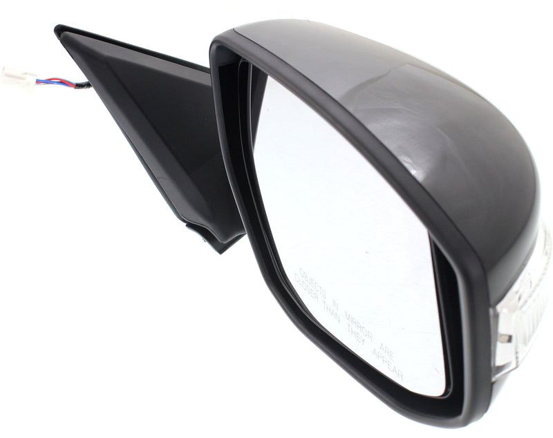 Driver and Passenger Side Mirrors, Power, Manual Folding, Non-Heated, Paintable, In-housing Signal Light, Without memory, Without Puddle Light, Without Auto-Dimming, Without Blind Spot Feature | NI1321224,NI1320224