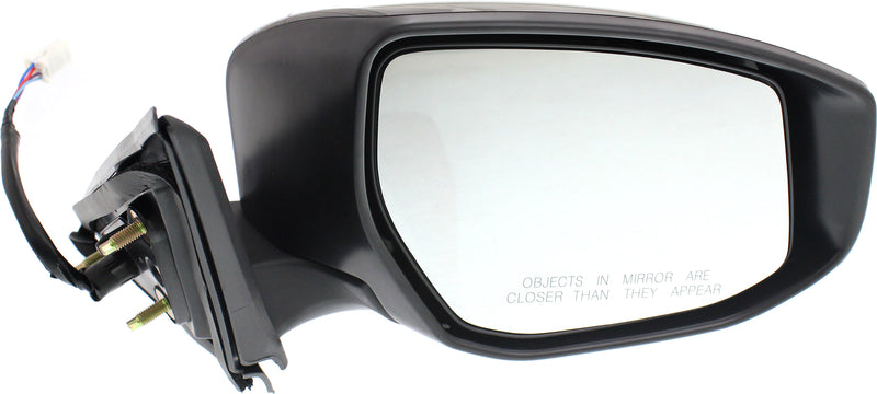 Driver and Passenger Side Mirrors, Power, Manual Folding, Non-Heated, Paintable, In-housing Signal Light, Without memory, Without Puddle Light, Without Auto-Dimming, Without Blind Spot Feature | NI1321224,NI1320224