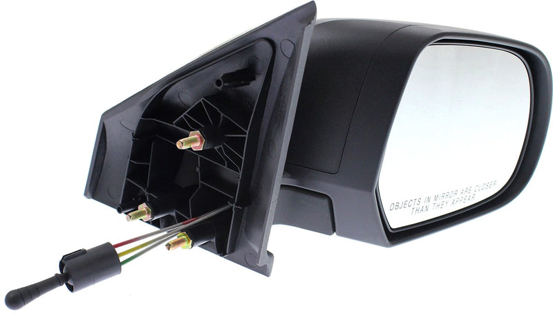 Driver and Passenger Side Mirrors, Manual Remote, Manual Folding, Non-Heated, Textured Black, Without Signal Light, Without memory, Without Puddle Light, Without Auto-Dimming