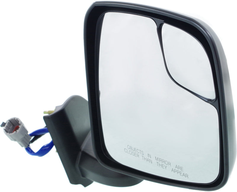 Driver and Passenger Side Mirrors, Power, Heated, Manual Folding, Textured Black, | NI1320246,NI1321246