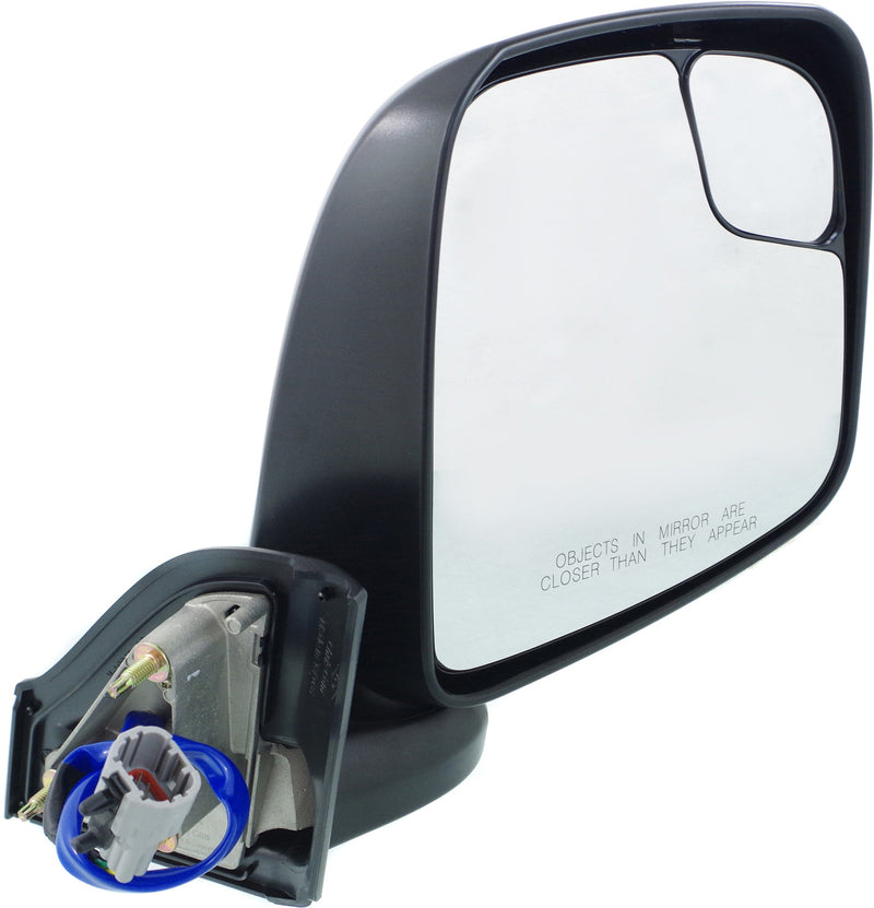 Driver and Passenger Side Mirrors, Power, Heated, Manual Folding, Textured Black, | NI1320246,NI1321246