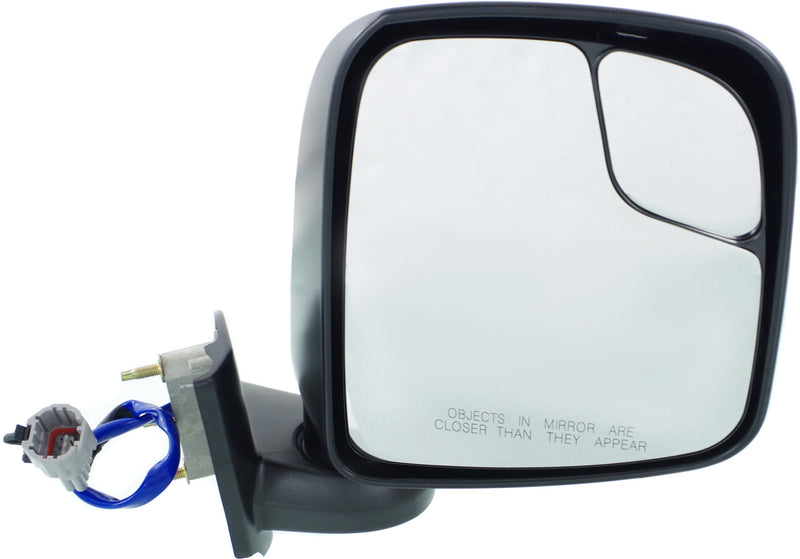 Driver and Passenger Side Mirrors, Power, Heated, Manual Folding, Textured Black, | NI1320246,NI1321246