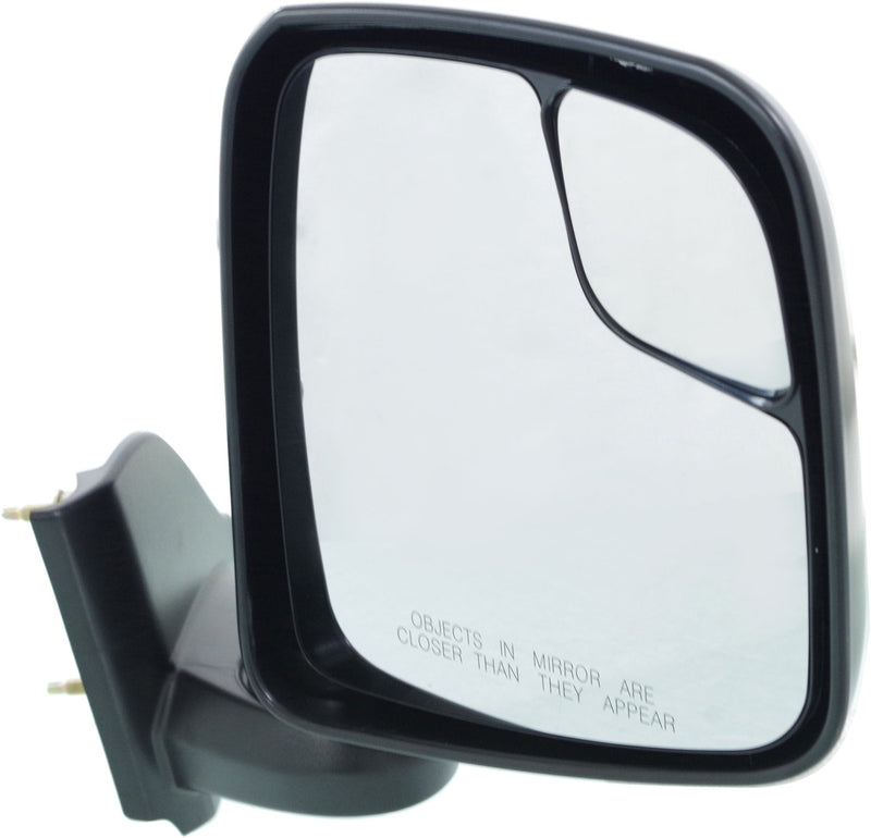 Non-Towing Mirrors Manual Adjust Manual Folding Non-Heated Textured Black | NI1321245,NI1320245