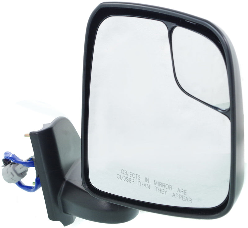Driver and Passenger Side Mirrors, Power, Heated, Manual Folding, Paintable,