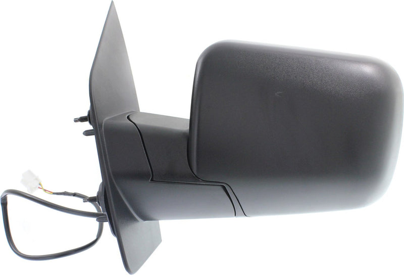 Driver And Passenger Side Mirrors Power Non-Heated Manual Folding Textured Black | NI1321250,NI1320250