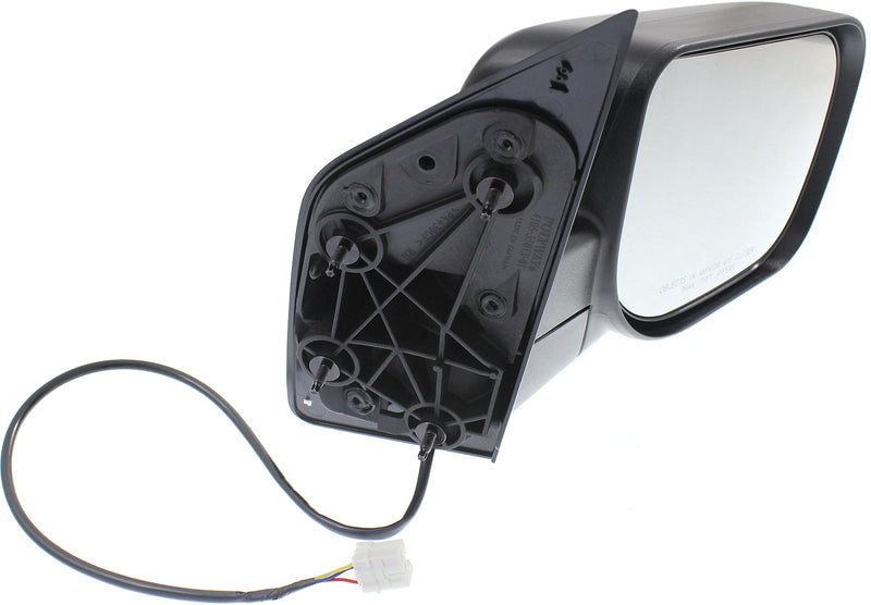 Driver And Passenger Side Mirrors Power Non-Heated Manual Folding Textured Black | NI1321250,NI1320250