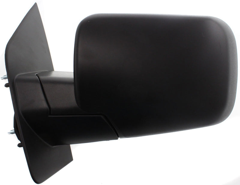 Driver and Passenger Side Mirrors, Manual Adjust, Non-Heated, Manual Folding, Textured Black | NI1320171,NI1321171