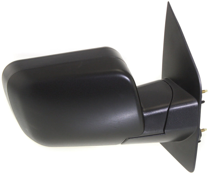 Driver and Passenger Side Mirrors, Manual Adjust, Non-Heated, Manual Folding, Textured Black | NI1320171,NI1321171