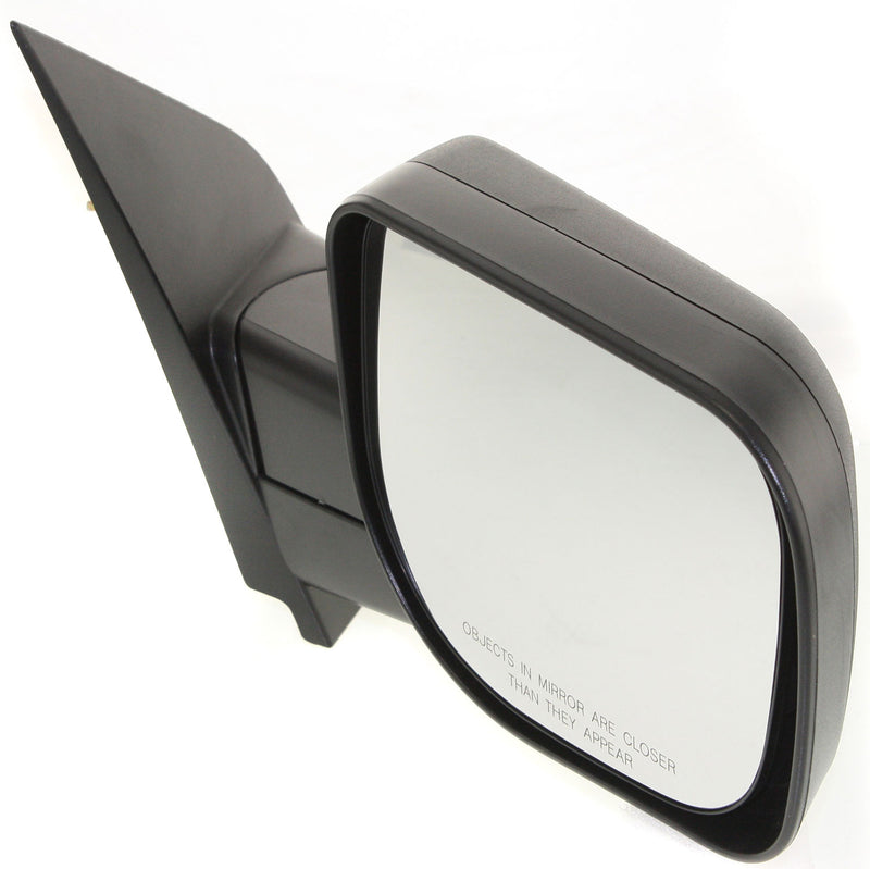 Driver and Passenger Side Mirrors, Manual Adjust, Non-Heated, Manual Folding, Textured Black | NI1320171,NI1321171