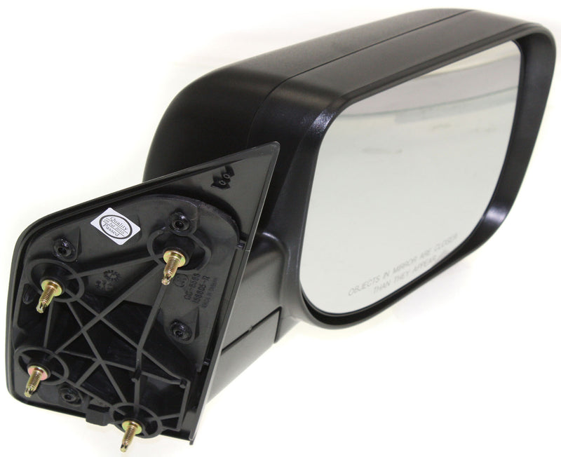 Driver and Passenger Side Mirrors, Manual Adjust, Non-Heated, Manual Folding, Textured Black | NI1320171,NI1321171