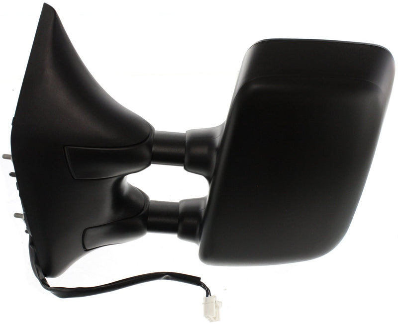 Driver and Passenger Side Towing Mirrors, Power, Heated, Manual Folding, Textured Black, without Memory, | NI1320203,NI1321203